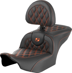 SEAT ROADSOFA LS W/BR ORANGE STITCH