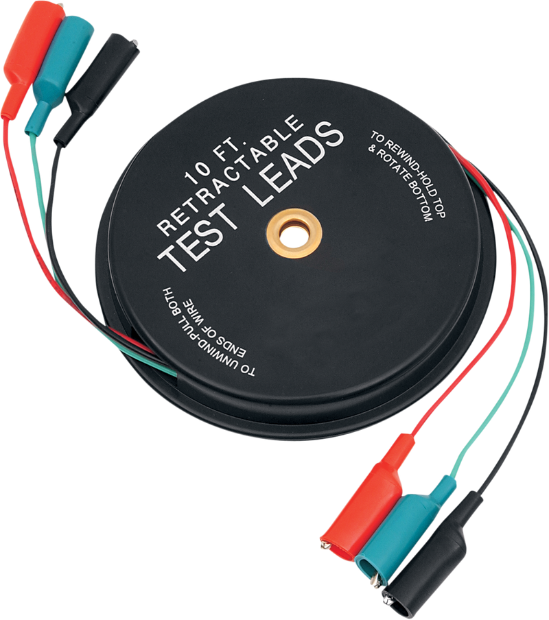 Test Leads - Electrical System - Retractable - 10'