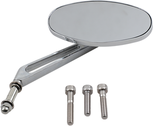 Mirror - Stealth I - Side View - Oval - Chrome