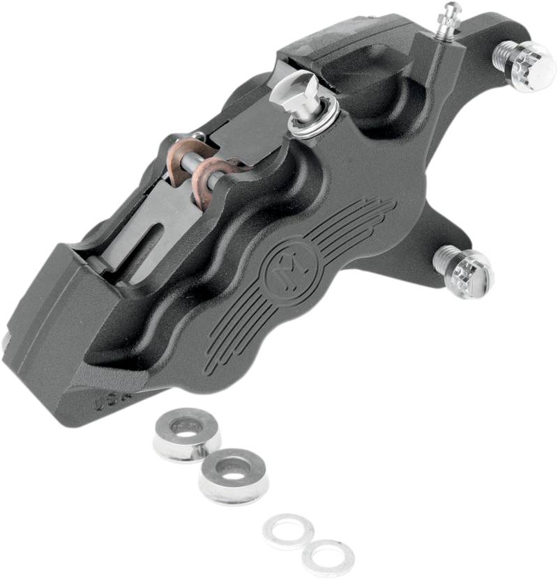 6 Piston Caliper - 11.5" - Right - Black Ops