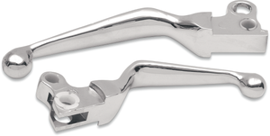 Wide Blade Lever Set - Chrome