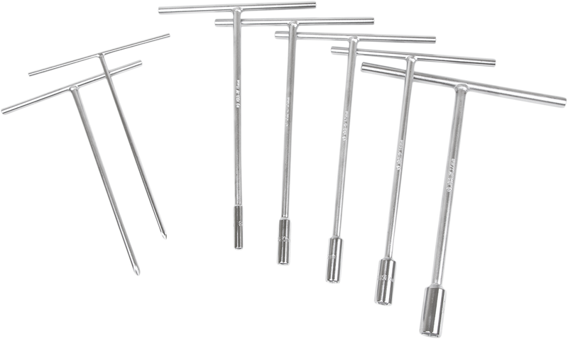 T-Handle Tools - Socket/Screwdriver - Set of 7