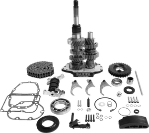 Direct Drive Gear Set - 6-Speed - Black - '01-'06 Softail/Dyna