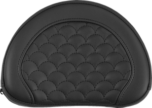 PAD BR CONTOURED DS BLK STITCH