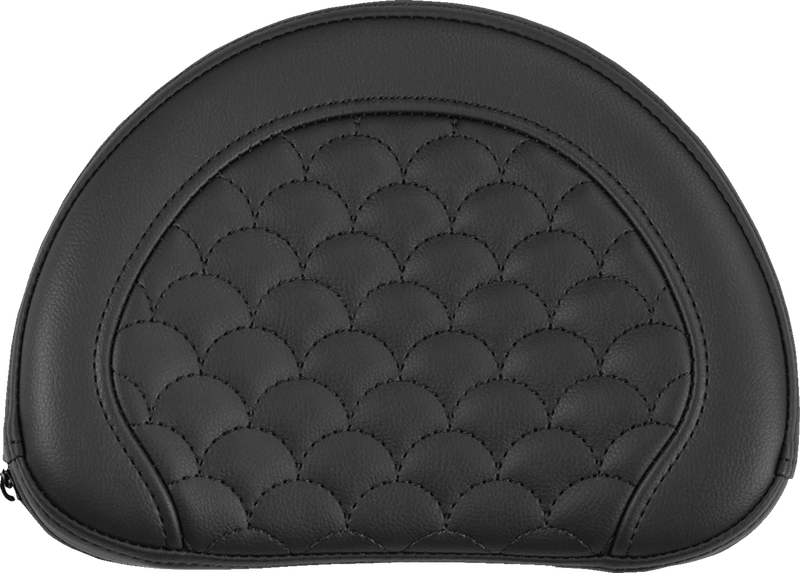 PAD BR CONTOURED DS BLK STITCH