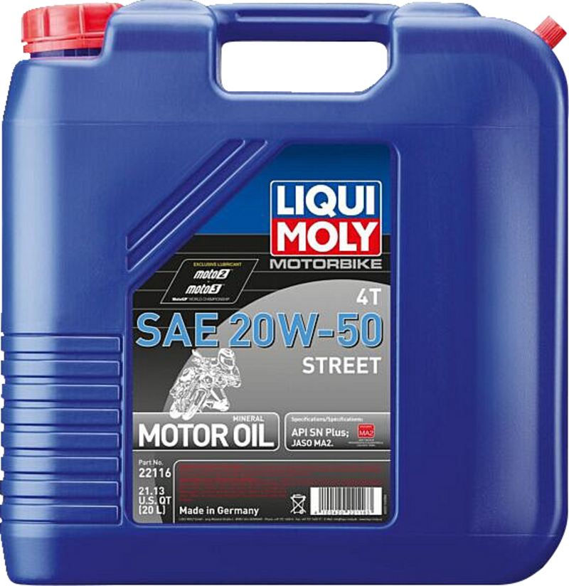 Street 4T Oil - 20W-50 - 20 L