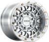 Wheel - Omega Beadlock - Front/Rear - Machined with Gloss Silver Ring - 15x6.5 - 6/5.5 - +74 mm - view 1