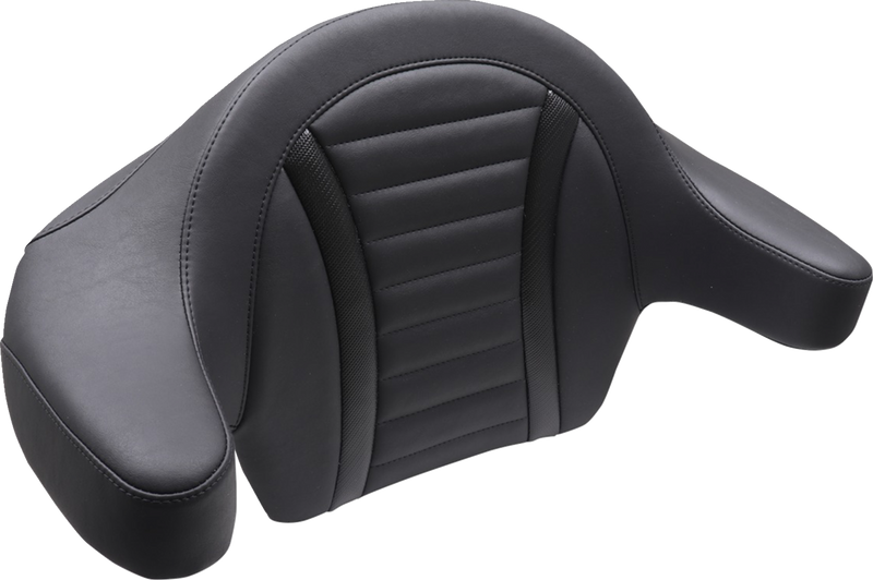 Deluxe Extended Passenger Arm Backrest - Black - Touring
