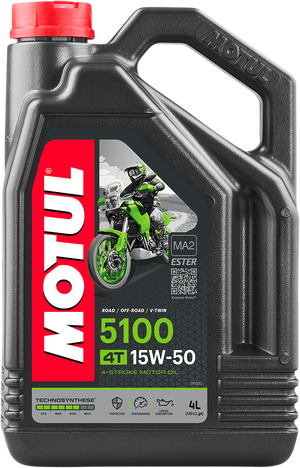 5100 4T Synthetic Blend Oil - 15W-50 - 4L