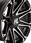 Wheel - HL3 - Rear - Gloss Black w/Machined - 14x7 - 4/110 - 2+5 (-47 mm) - view 4
