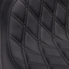 Predator 2-Up Seat - Vinyl - Double Diamond - w/o Backrest - FLH/FLTR '08-'23 - view 3