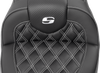 SEAT ROADSOFA LS CF W/BR WHITE STITCH - view 4