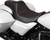 Predator III Seat - Double Diamond - Red Stitched - FLT/FLH '23-'24 - view 4