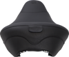 Wide Solo Seat - With Backrest - Vintage - Black - Smooth - FL '08-'25 - view 4
