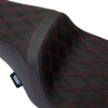 Predator 1Up Seat - Vinyl - Double Diamond Red Stitch - FLH '08-'23 - view 4
