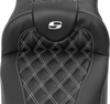 SEAT ROADSOFA LS CF EXT RCH W/BR WHITE STITCH - view 6