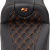 SEAT ROADSOFA LS CF EXT RCH W/BR ORANGE STITCH - view 5