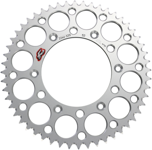 Rear Sprocket - Aluminum - 52 Tooth - Silver
