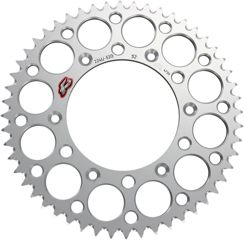 Rear Sprocket - Aluminum - 52 Tooth - Silver
