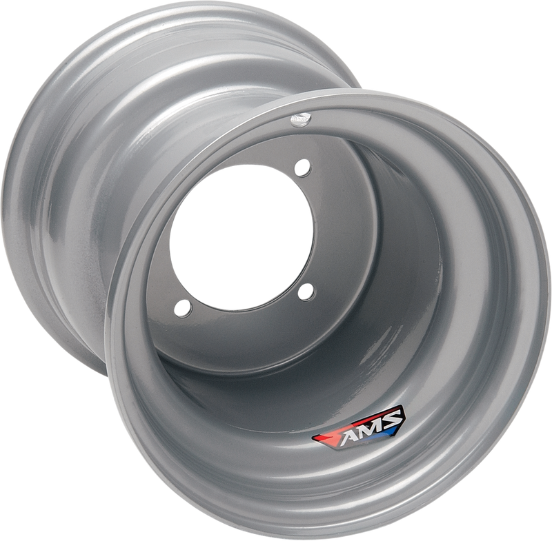 Steel Wheel - Rear - Chrome - 9x9 - 4/110 - 3+6