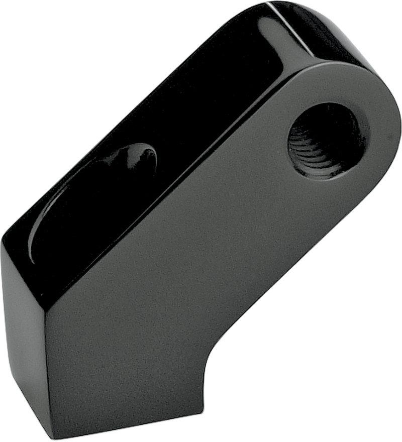 Headlight Mount - 1-1/4" Vertical Offset - 1" Forward Offset - Black