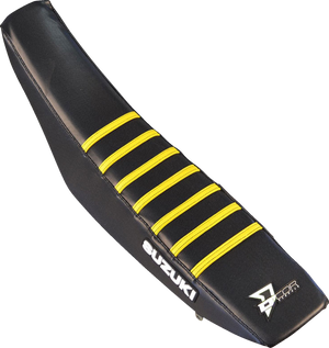 Seat Cover - Black/Yellow - RM '01-'08