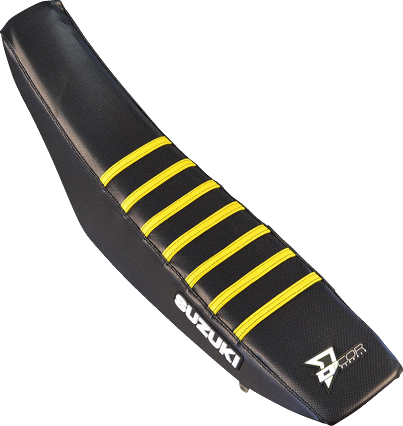 Seat Cover - Black/Yellow - RM '01-'08