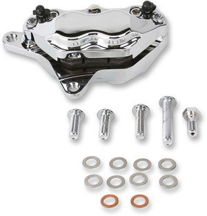 4-Piston Caliper - Front - Chrome