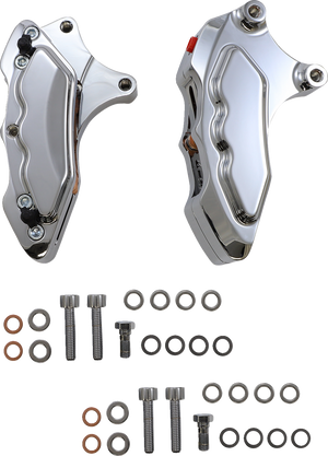 6-Piston Dual Caliper - Chrome - 13"