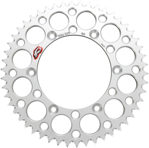 Rear Sprocket - Aluminum - 50 Tooth - Silver - Honda/Yamaha