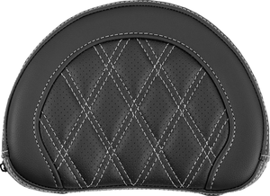 PAD BR CONTOURED LS WHT STITCH