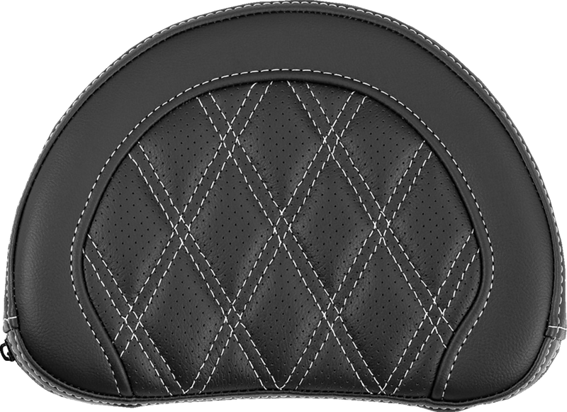 PAD BR CONTOURED LS WHT STITCH