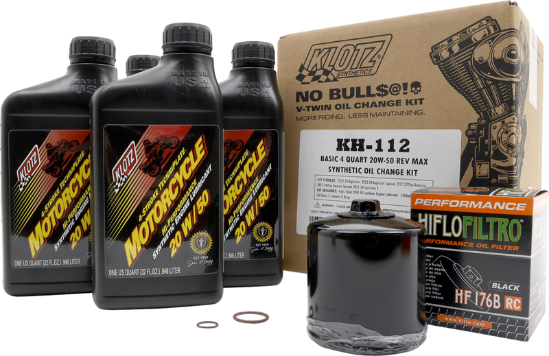 Oil Change Kit - 20W-50 - Rev Max