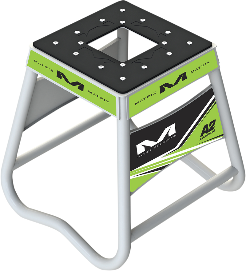 A2 Stand - Aluminum - Green/White