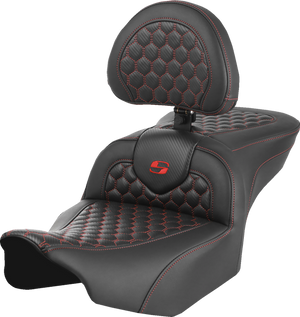 SEAT ROADSOFA HC W/BR RED STITCH