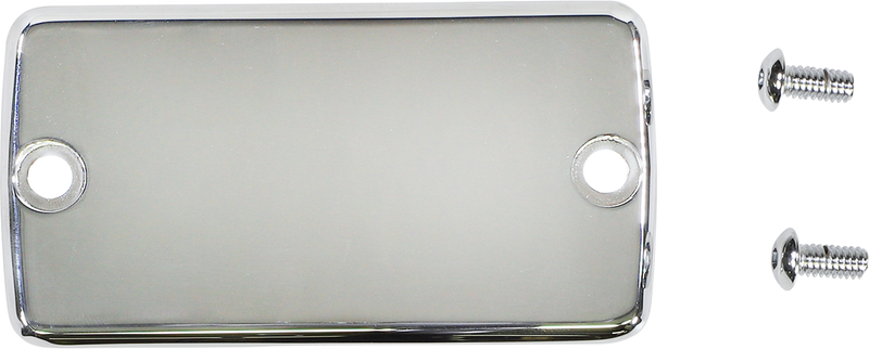 Front Brake Master Cylinder Cover - Smooth - Chrome