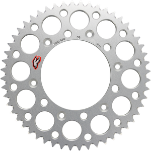 Rear Sprocket - Aluminum - 52 Tooth - Silver - Honda