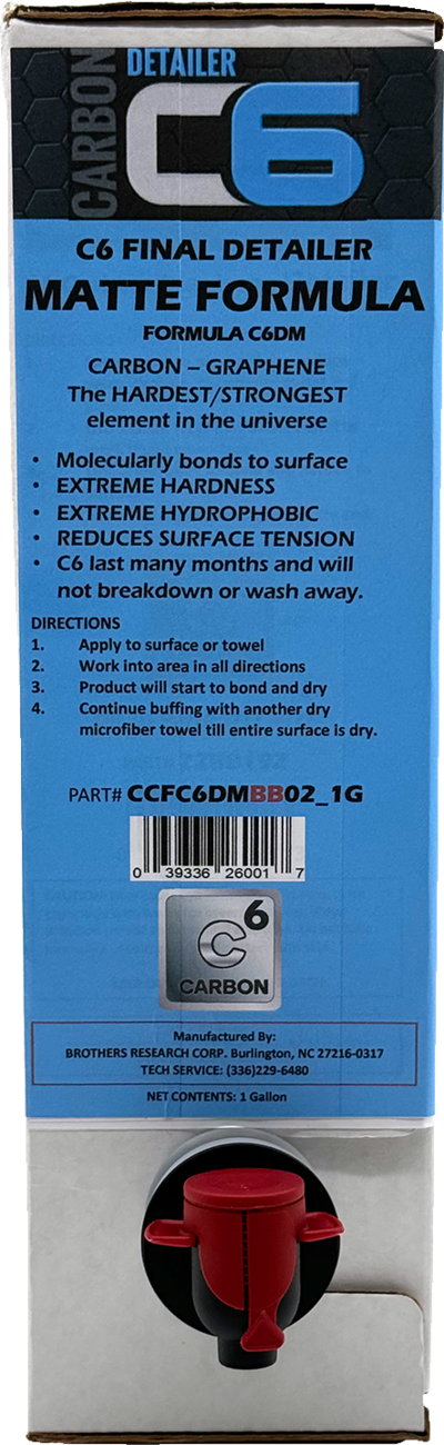 C6 Matte Detailer - Bag in Box - 1 U.S. Gal.