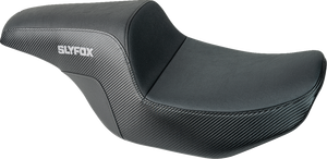 Drifter Tour Seat - Vinyl w/ Slipstop - Gray Logo - FL '23-'24