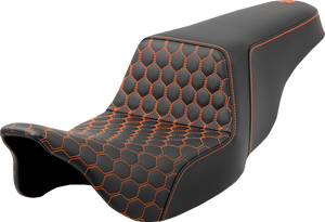 SEAT STEP UP HC ORANGE STITCH