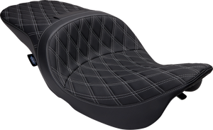 Freedom Seat - Vinyl - Double Diamond Silver Stitch - FLH '97-'07