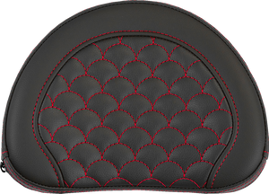 PAD BR CONTOURED DS RED STITCH