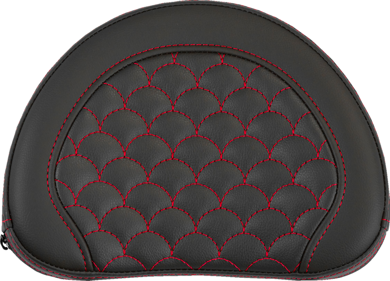 PAD BR CONTOURED DS RED STITCH