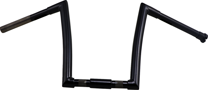 1-1/4" Strip Handlebar - Springer - 12" Rise - Black