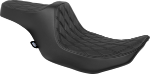 Predator III Seat - Double Diamond - Black - FLT/FLH '23-'24