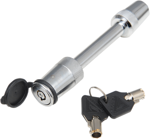 Receiver Lock - With Key - 1/2" - Chrome