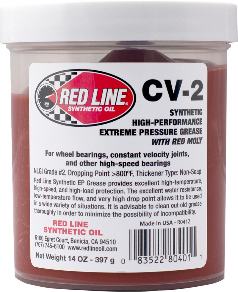 CV-2 Grease with Moly - 14 oz Jar