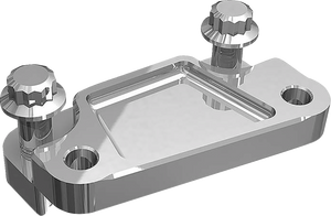 Axial Caliper Mount Adapter Bracket - Chrome