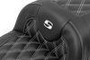SEAT ROADSOFA LS CF EXT RCH W/BR WHITE STITCH - view 5
