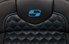 SEAT ROADSOFA EXT RCH W/BR BLUE STITCH - view 4